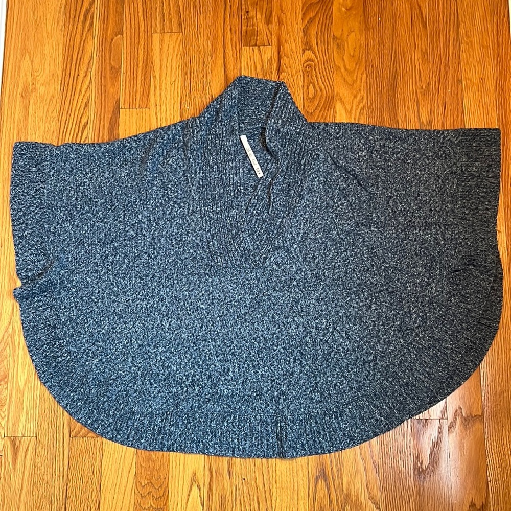 Leo Nicole Poncho Sweater